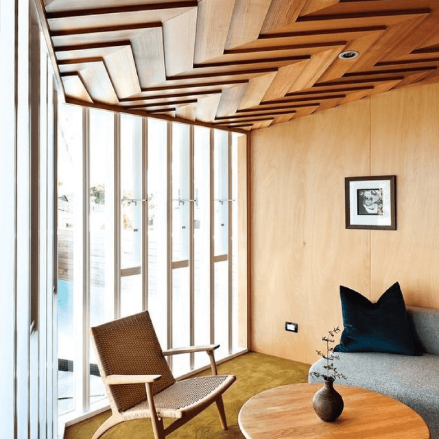 Wood Ceiling Design and Construction Experience the beauty of MAAS Wood Work's wood ceiling design and construction services in Saudi Arabia. Our skilled craftsmen create stunning wood ceilings that elevate the aesthetic appeal of any space.